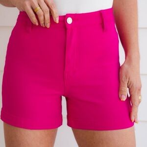 YMI Pink Hyper Stretch Shorts size medium